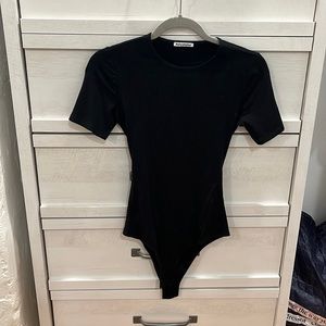Reformation black bodysuit